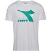 Diadora SS T-SHIRT CHROMIA BIG LOGO UOMO MAGLIA COTONE TINTA UNITA 102.178747 Taglia M Colore principale OPTICAL WHITE