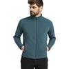 Athl Dpt. Felpa in Pile Uomo Micropolar - Giacca Tecnica Calda con Zip, Collo Alto e Tasche - Trekking, Tempo Libero, Lavoro (IT, Testo, XL, Regular, Regular, Ottanio)