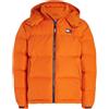Tommy Hilfiger Tommy Jeans Alaska - Giacca trapuntata da uomo, colore: arancione