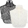 Katutude 2 Pezzi da Donna in Pizzo Colletto Finto per Camicia Staccabile Colletto per Camicetta Mezza Camicia Finta Staccabile Colletto Falso per Donna Chic ed Elegante Mezza Camicia Accessori per ab