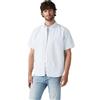 Levi's Uomo Camicia a Maniche Corte, Relaxed Fit, Blu (Waylon Stripe della), M