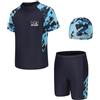 Cheerful Mario Costume Piscina Bambino Costumi Mare Ragazzi Pantaloncini da Bagno e Maglietta Rash Guard per Nuoto Spiaggia Viaggio Marina 5-6 Anni