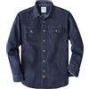 Dubinik® 8.8 oz Camicia Denim Modello Uomo Tessuto Jeans a Maniche Lunghe | Cotone, Inverno, Comodo, Casual, Doppia-tasca, Vintage, Regular, Workwear, Western, Lavoro, Quotidiano, Caldo