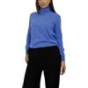 Win's Maglione a collo alto in cashmere da donna. Made in Italy