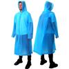 ANYOO Confezione da 2 Poncho Antipioggia Unisex con Maniche, Giacca Impermeabile Lunga con Cappuccio con Spazio Extra per Zaino in Spalla, Escursionismo, Ciclismo, Campeggio, Blu, Taglia Unica