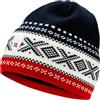Dale of Norway Dystingen, cappello taglia unica, blu navy bianco off, lampone