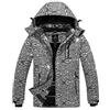 Wantdo Giacca Sci Uomo Felpata Impermeabile Cappotto da Neve | con Cappuccio, Calda, Antivento,Polsini Regolabili,Multitasche,Cerniera Completa,Cappotto da Montagna,Snowboard,Escursionismo