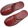 LYXYGMV Pantofole in vera pelle di mucca grandi dimensioni, for interni, primavera, autunno, uomo, donna, anziani, antiscivolo, casual, singole Per uso Domestico