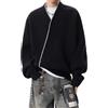 Koyojpoe Plus-Size V-Neck Knit Pullover Sweater for Men, Vintage Style, Autumn And Winter.
