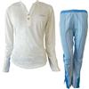 JADEA Pigiama Donna in Cotone Lungo Estivo, Pigiama Donna in Cotone Leggero, Tuta Donna (GRIGIO-3112, L)