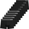 Fullluwaa Boxer Uomo Cotone, Confezione da 10, Elastico, Tessuto Morbido