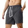 Casey Kevin Pantaloncini Palestra Uomo Cotone con Tasche a Cerniera Running Pantaloni Corti Estivi Sportivi Corsa Gym Trekking Estivi Bodybuilding Shorts Basket Tennis Calcio Pallavolo Shortpad