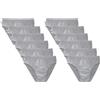de fonseca Slip Uomo 100% Cotone Art. DF959 Conf.12pz Bianco XL
