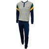 Sergio Tacchini Pigiama Uomo Invernale, Pigiama Uomo Caldo Cotone, Tuta Uomo Casa (34830 Grigio C.M, L)