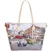 YNOT? Borsa Shopping Medium Yes Bag Stampa Città