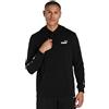 Puma Ess+ Tape - Felpa con Cappuccio da Uomo, Nero, S