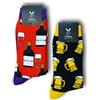 TwoSocks - Simpatiche calze da uomo e da donna, taglia unica, idea regalo, Taglia unica