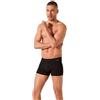 Cotonella 3 Pezzi Boxer Uomo Originale Uomo Cotone Elasticizzato Intimo Uomo Sexy Boxer Uomo Ottima qualità. Nero L