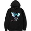 Sageam Uomo Donna Solo Leveling Felpe con Cappuccio Unisex Sung Jin-Woo Sweatshirt Streetwear con Maniche Lunghe