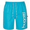 bugatti® - Pantaloncini da Bagno da Uomo, Blu Navy, Turchese o Nero Malibu Blue (Modello: 2019) XL