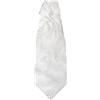 Remo Sartori - Cravattone Plastron Cravatta Sposo Cerimonia in Seta Tinta Unita, Made in Italy, Uomo