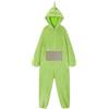 cutecool Pigiama Donna Jumpsuit Costume Onesie Pigiama Unisex Animale One-Piece Costume Homewear Sleepwear Party-Verde Chiaro-l-Teletubbies