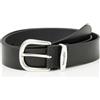 Wrangler Easy Belt da uomo, Nero, 85 cm