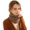 Prettystern scaldacollo tubolare sciarpa ad anello donna di 100% Cachemire Lana sciarpa tubolare collo di Cashmere marrone