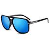 LumiSyne Moda Occhiali Da Sole Polarizzati Specchiati Uomo Occhiali Da Sole Guida Ultra Leggero Montatura Quadrata Doppio Ponte UV 400 All'Aperto Viaggio Sport Regalo Blu