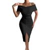 HAOLEI Vestito Matrimonio Donna Elegante in Pizzo Abito de Cerimonia Formale Lunghi Scollo a V Abiti Cerimonia Cocktail Abito da Sposa Taglie Forti Curvy Vestito Cerimonia con Corsetto