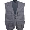 Generico James Ross Collections-Gilet da Uomo SUDAN in Poliestere Cotone Multitasche e Chiusura a Mezza Zip NO FODERATO