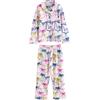 NEXT Ragazza Pigiama con Bottoni Pink/Green Bow Print 8 Anni