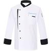 Lpstop Divise da chef personalizzate a maniche lunghe da uomo e da donna, ristorante, hotel, catering, panificio, grembiule da cuoco, set di cappelli