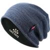 Lvaiz Hats Lvaiz, Berretto Invernale da Uomo, Caldo, Foderato in Pile, con Teschio, Reversibile, Antivento, Lavorato a Maglia, Unisex, Taglia Unica