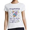 tostadora Maglietta Mamma Regalo - Tshirt Festa della Mamma - Mamma con Te Verso Infinito