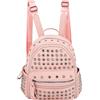 MilyaDE Borsa a tracolla con borchie Mini zaino rock Zaino da giorno Daypack per donne e uomini