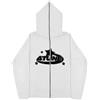 LIXQQS Felpa con Cappuccio Unisex 4TUNE, Felpa con Cappuccio per Coppia con Cerniera Semplice, Giacche in Felpa con Cappuccio Pullover in Pile