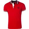 Karl´s People Carisma - Polo a Maniche Corte da Uomo, 100% Cotone, da Uomo, con Ricamo, vestibilità Normale, per Ufficio e Tempo Libero, K-129