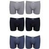 NAVIGARE UNDERWEAR Confezione da N. 6 Boxer Uomo in Morbido Cotone BIELASTICO Soft Elastico INFILATO, Massima Vestibilita'. Dsiponibile negli Assortimenti Bianco e Colorato
