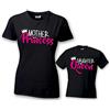 Babloo Coppia di T-Shirt Magliette Mamma E Figlio/Figlia Idea Regalo Festa della Mamma Son/Daughter of A Queen T-Shirt Nere Mamma e Femminuccia Donna M - Bimbo 3-4 Anni