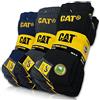 CAT® REAL WORK SOCKS - 9 paia di calzini da lavoro per uomo e donna, taglia 35-50, 9 paia di colori misti, 39-42
