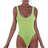 Generico Costume Bride Costumi da Bagno Donna Costume Team Bride Bikini Bride to be Addio al Nubilato Addio al Nubilato Costume da Bagno Costumi da Bagno Donna Bikini, 20-Light Green, L