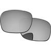 PapaViva Lenti di ricambio compatibili con occhiali da sole Ray-Ban RB3343 63 mm, Argento cromato., RB3343 63mm