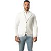 CLASSE77 Blazer in Cotone, Giacca Jacket da Uomo Slim Fit - Punto Cucitura Chicco di Riso - Artigianale, Made in Italy - Casual, Classica Sportiva