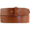 BELTINGER Cintura intercambiabile in pelle bovina pieno fiore con bottoni a pressione 4 cm | cintura con bottoni a pressione per donna e uomo 40mm | cintura in pelle senza fibbia 4cm