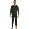 LAPASA 100% Lana Merino Completo Termico Uomo Peso Outdoor Hiking M31/M126 - Abbigliamento Intimo Caldo Pantaloni e Canotta Intimo Trekking Alpinismo Outdoor Calcio Running