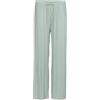 malito more than fashion Malito 883 - Pantaloni da donna plissettati, morbidi e fluenti, in chiffon, lunghi estivi, alla moda, menta, L-XL
