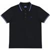 Siry Work Polo Uomo Mezza Manica Il Granchio MOD. GR05 100% Cotone Piquet con Spacchetti Laterali (IT, Testo, XL, Regular, Regular, Nero)