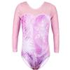 HUAANIUE Ragazze Bambini Ginnastica Vestito Maglie Senza Maniche Danza Costume 3-14 Anni