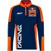 Red Bull - KTM Replica Team Half Zip Sweater - Uomo - Merchandising Ufficiale, Design Dinamico da Gara, Materiale Traspirante - Taglia S - Blu/Arancione